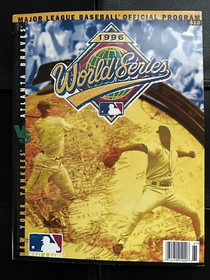 1996 World Series Official Program  New York Yankees vs Atlanta Braves MLB - Image 1 of 4