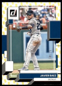 2022 Donruss Base Presidential Collection #204 Javier Baez /46 - Detroit Tigers