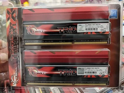 G.Skill PC3-19200 16 GB DIMM 2400 MHz DDR3 Memory (F3-2400C10D-16GTX) - Image 1 of 3