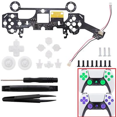5 Light Mode D-Pad Buttons Cross Key LED Board Kit For PS5 Controller BDM-010 - Image 1 of 4