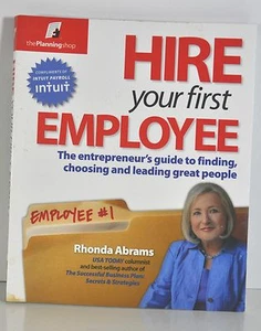 Hire Your First Employee by Rhonda Abrams (2010, Paperback) - Picture 1 of 2