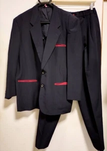 Comme des Garcons Homme Conjunto Traje Chaqueta Pantalones Azul Marino Talla M de Japón - Imagen 1 de 10