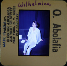 OA2-88 1980s Fashion Icon Wilhelmina Cooper Orig Oscar Abolafia 35mm COLOR SLIDE