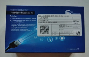 Cypress SuperSpeed Explorer Kit EZ-USB FX3 Dev CYUSBKIT-003 Rev B NEW SEALED - Photo 1/2