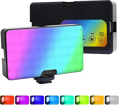 Zomei RGB Fill Light,Rechargeable Clip Video Conference Fill Light For Vlog - Image 1 of 4