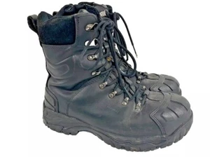 Gator Polar Freezer Boot - Size EU 41 - Black Steel Cap Work Boots Exc Cond - Picture 1 of 7