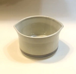 Vintage Topaz Stoneware Serving Bowl Two Pour Spouts Oven JAPAN Replacement Tan - Picture 1 of 4