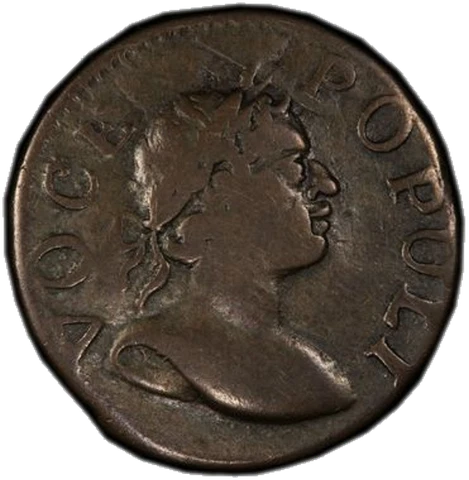 1760 Pre-1776 Private and Regional Issue (VF 30-PCGS) Cover