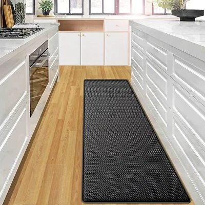 AUTODECO Kitchen Mats & Rugs Cushioned Anti Fatigue Non Slip Waterproof Kitchen Floor Mat