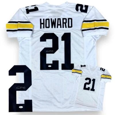 Camiseta deportiva firmada autografiada por Desmond Howard - blanca - autenticada por Beckett Foto 1 de 3