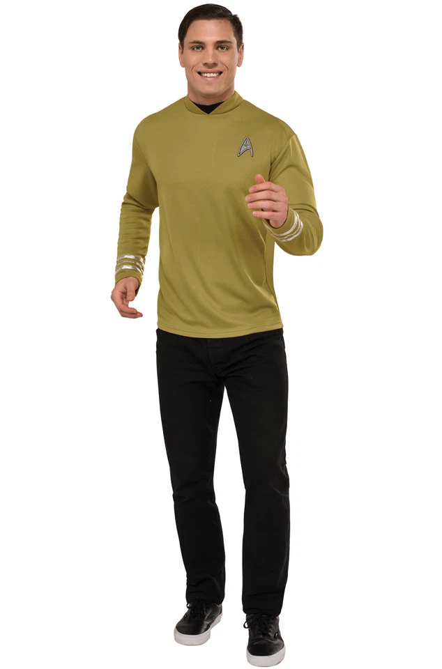 Brand New Star Trek Deluxe Captain Kirk Men Adult Costume - Image 1 of 1