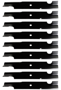9 USA Mower Blades® for Exmark® 103-6387 103-6387-S 103-6402-S 52" Deck - Picture 1 of 7