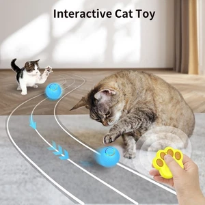 Spielball für Katzen - Fernbedienung Haustier Spielzeug LED blinkend Dual Mode Design KDXT - Bild 1 von 7