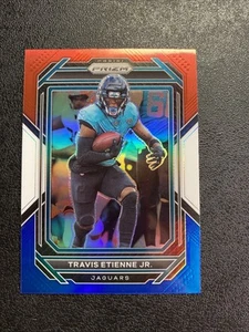 2022 Panini Prizm Travis Etienne Jr. Red White Blue Prizm #132 Jaguars - Picture 1 of 2