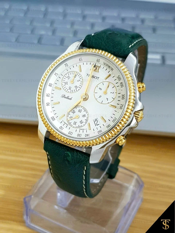 Tissot Ballade Men’s Chronograph Quartz Watch – 38 mm Stainless Steel - Image 1 of 4