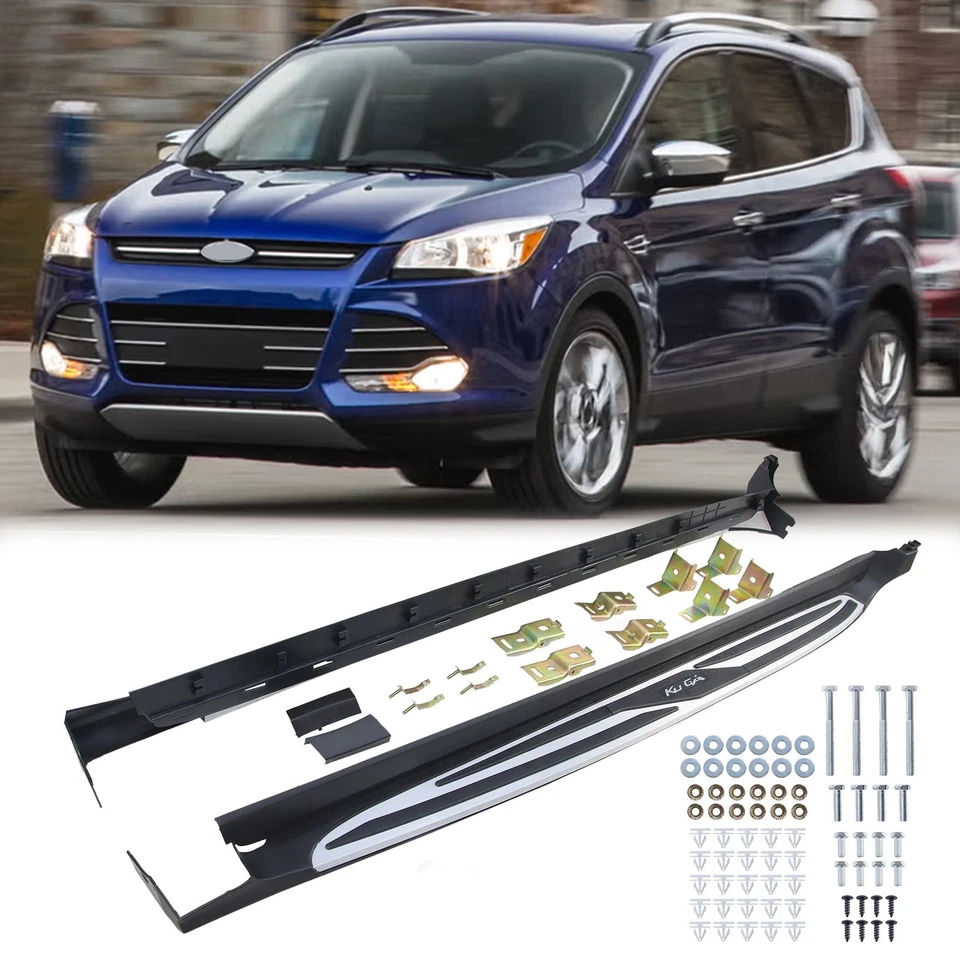 6'' Running Boards Side Step Nerf Bars For 2013-2019 Ford Escape - Image 1 of 4