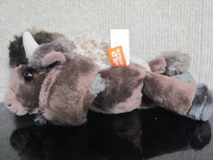 Wild Republic Slap Bracelet WristPlush Stuffed Animal Buffalo Book Buddies - Picture 1 of 11