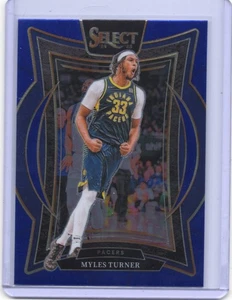 2024-25 Panini Select - Myles Turner #4 Concourse Blue Parallel Pacers - Picture 1 of 2