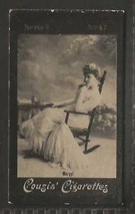 COUSIS (MALTA)-ACTRESSES (KF) SERIE 02 1907 (KF100small)-#47- SCARCE CARD!! - Picture 1 of 2