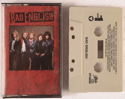 Bad English Self Titled S/T Cassette Tape Album 1989 Epic Original  ***TESTED*** Foto 1 de 4
