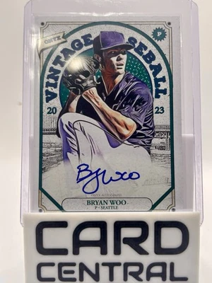 Onyx Vintage 2023 Auto Tinta Azul Bryan Woo #VABW Automático Foto 1 de 2