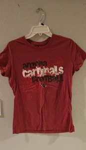 Arizona Cardinals NFL Apparel Football Women's Short Sleeve T-Shirt Size Large - Picture 1 of 3