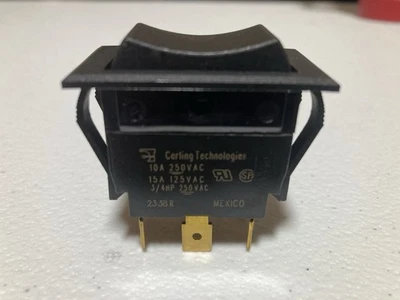 CARLING TECHNOLOGIES 10 Amp Carling Momentary Rocker Switch New Old Stock