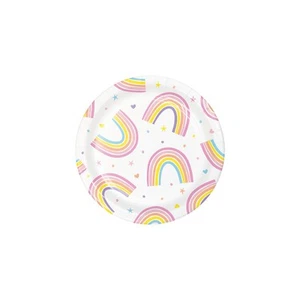 Creative Converting Happy Rainbow Dessert Plates, 8 ct - Picture 1 of 2
