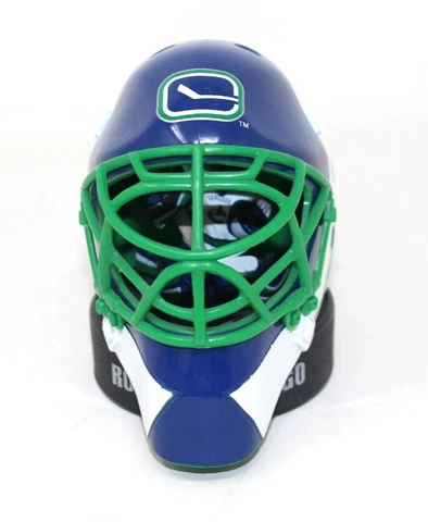 2009 McDonalds NHL Roberto LUONGO Vancouver Canucks Goalie Mini Helmet Cover