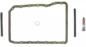 Fel-Pro OS34008C Oil Pan Gasket Set Fits 1984-1987 Ford Tempo Mercury Topaz NEW - Picture 1 of 1