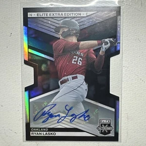 2023 Panini Elite Extra Edition # 131 Die Cut Auto #d /399 Ryan Lasko Oakland - Picture 1 of 3