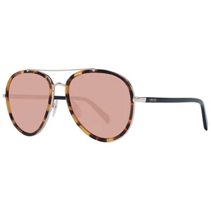 Emilio Pucci Sunglasses EP0185 56E 57mm - Women Brown/Brown Mirrored Pilot Full- - Picture 1 of 4