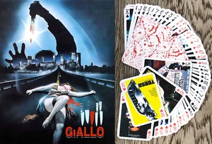 Playing Cards (Poker Deck 54 Cards) GIALLO Vintage Horror Movie FlonzGift 009 - Picture 1 of 5