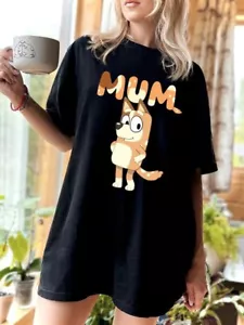 Bluey Mom Shirt/ Bluey Family Shirt/ Retro Chilli Heeler Shirt - Picture 1 of 3