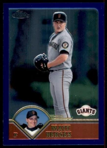 2003 Topps Traded & Rookies #T101 Matt Herges Chrome - Picture 1 of 2