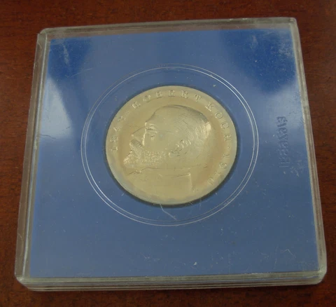 Germany Democratic Republic 1968 Copper-Nickel 5 Mark UNC Robert Koch Cover