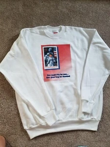 Sweatshirt mit Bild der US Briefmarke ""First Man on the Moon"" Gr. Large - Bild 1 von 3