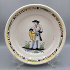 Antique French Revolutionary Plate 1800s, 8.5" Stoneware