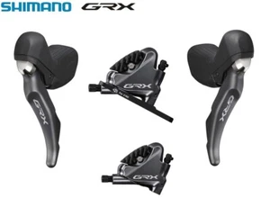 Set freni a disco idraulici Shimano Gravel GRX RX810 ST-RX810+BR-RX810 2x11 velocità - Foto 1 di 18