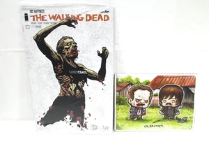 LootCrate Exclusive The Walking Dead '14 Comic Book 132 Happiness Post Card New - Picture 1 of 5