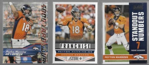 PEYTON MANNING (3) Card Lot (2013, 2014 + 2017).   BRONCOS - Picture 1 of 1
