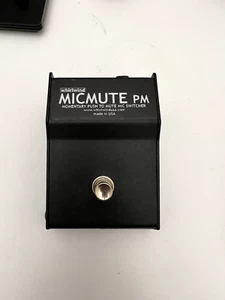 Whirlwind Microphone Mute Foot Pedal MIC MUTE PM Switch Box Made USA - Picture 1 of 2