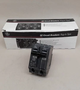 GE THQL 30A Double-Pole Circuit Breaker THQL2130 GE THQL NOS - Picture 1 of 7