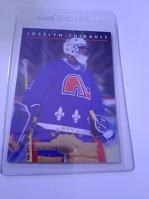 1993 Donruss Rated Rookies Jocelyn Thibault # 11 - Image 1 of 2
