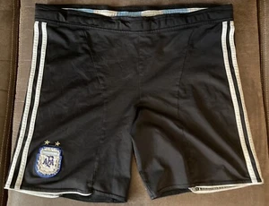 adidas 2009 AFA Argentina National Team Soccer Shorts Mens Small Black Football - Picture 1 of 10