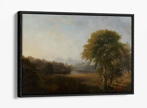 ROBERT S DUNCANSON, UNTITLED LANDSCAPE -FLOAT EFFECT CANVAS WALL ART PRINT - Picture 1 of 12