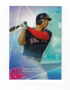 RAFAEL DEVERS 2020 TOPPS X STEVE AOKI WAVE 1 CARD 10 BOSTON RED SOX