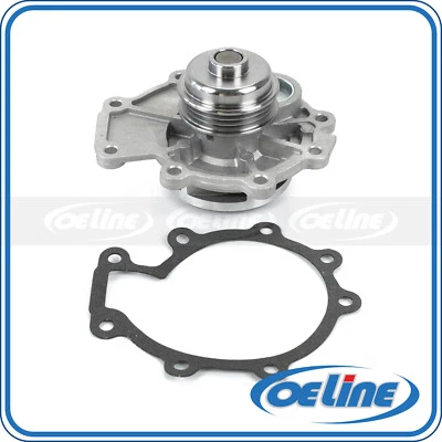 Water Pump with Gasket for Ford Escape 2006-2009 3.0L Lincoln Zephyr Mazda 6 - Image 1 of 4