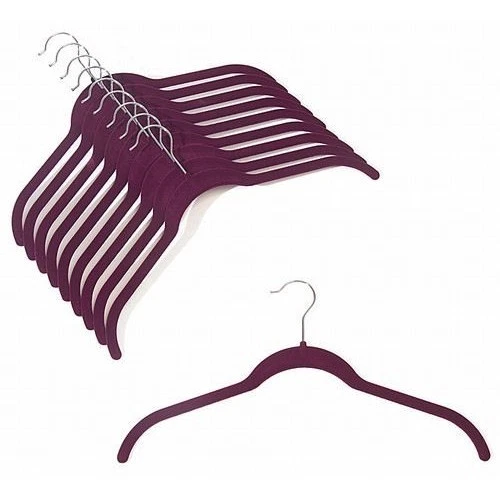 17" SlimLine Shirt Hangers Burgundy (pk50) - Image 1 of 1
