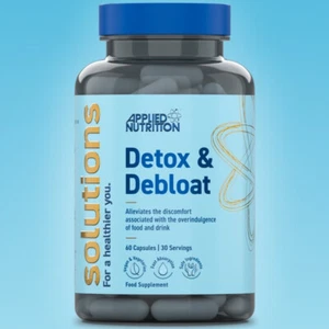 Applied Nutrition Detox & Debloat 60 Capsules Alleviate Discomfort Fast Absorb - Picture 1 of 7